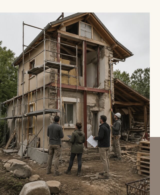 Реконструкция загородного дома под ключ в Новодвинске от бюро