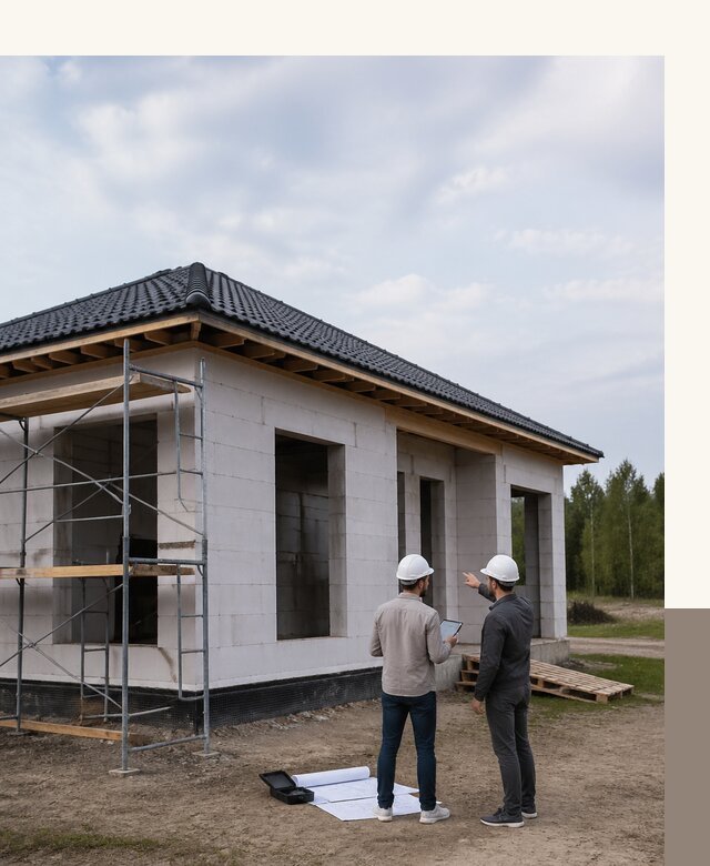 Проектирование одноэтажных домов из газобетона в Новодвинске